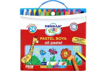Pensan Kidz Pastel Boya Çantalı 24 Renk