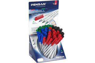 Pensan Tükenmez Kalem Triball 1.0 MM Bilye Uç MSKY 60 LI Stand 1003