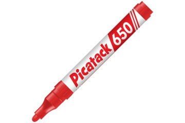Picatack Permanent Marker 1,5-3 MM Yuvarlak Uç Kırmızı 650