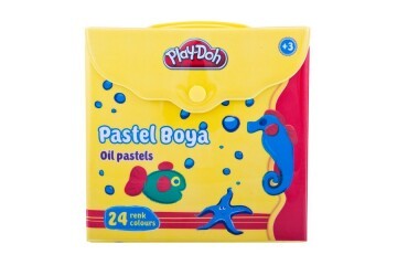 Play-Doh Pastel Boya Çantalı 24 Renk PLAY-PA007
