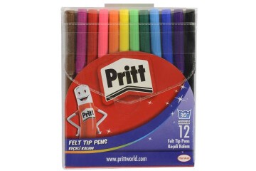 Pritt Keçeli Boya Kalemi 12 Renk 1687976