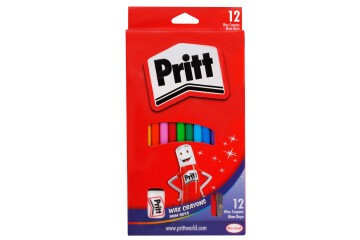 Pritt Mum Pastel Boya Crayon Karton Kutu Silinebilir 12 Renk 1433960