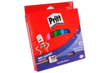 Pritt Pastel Boya Jumbo Silinebilir Üçgen 12 Lİ 1655739