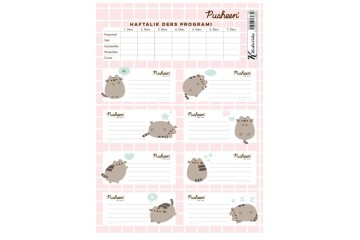 Pusheen Ders Programlı Etiket 3 Lü 220130-10
