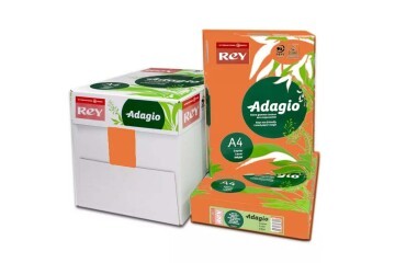 Rey Adagio Renkli Kağıt A4 80 GR Turuncu 21 (K)