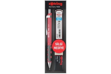 Rotring Okul Seti Tıkky Min Silgi 3 LÜ 0.7 MM Gül Kuru RO-KK07-07-GUL