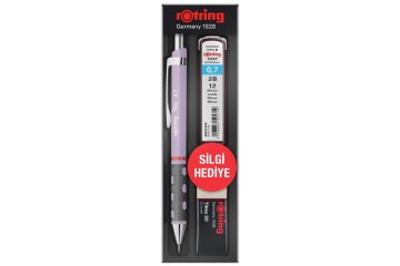 Rotring Okul Seti Tıkky Min Silgi 3 LÜ 0.7 MM Lila RO-KK07-07-LILA