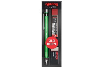 Rotring Okul Seti Visuclick Versatil /Min Silgi 0.7 MM Opak Yeşil RO-VK07