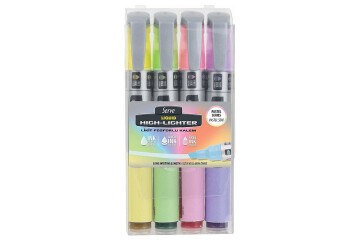 Serve Fosforlu Kalem 4 Renk Pastel SV-LKTFPB4KRPA