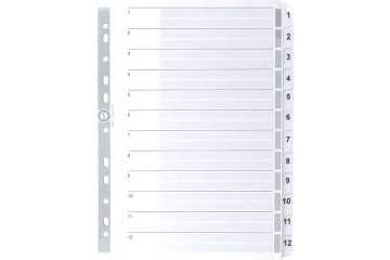 Serve Seperatör 1-12 Rakamlı Kağıt A4 SV5325