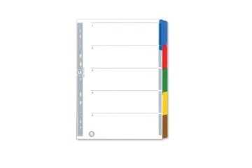 Serve Seperatör 5 Renkli A4 SV5520K