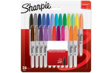 Sharpie Markör Permanent Fine Karışık Renk 24 LÜ 2065405