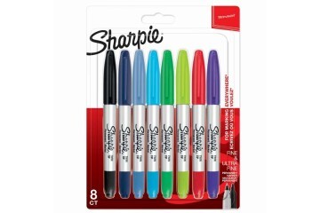Sharpie Markör Permanent Twin Tip Karışık Renk 8 Li Blisterli