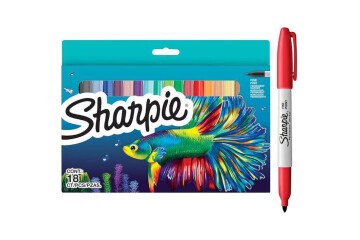 Sharpie Permanent Markör Fine 18 Li Balık