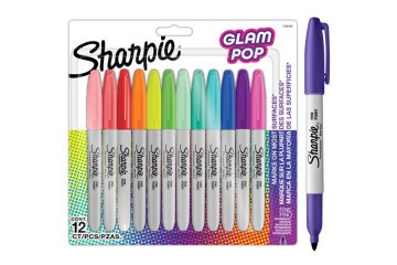 Sharpie Permanent Markör Fine Glam Pop 12 Li Bls