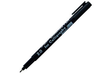 Snowman Kaligrafi Kalemi Kesik Uçlu 2.0 MM Siyah FT700