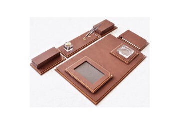 Tabac Sümen Takımı Deri Ve Ağaç Corneria 770