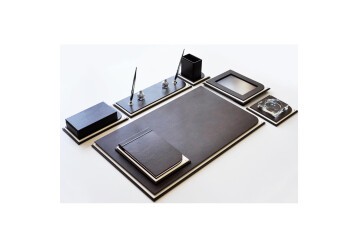 Tabac Sümen Takımı Deri Ve Ağaç Curvy 760