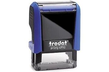 Trodat Standart Kaşe Otomatik 26x09 Karışık Kasa Mavi Keçe 4910