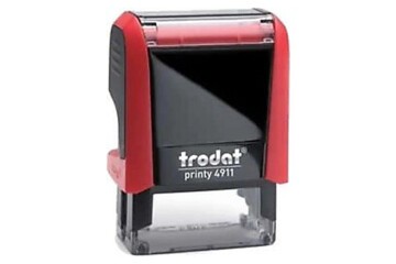 Trodat Standart Kaşe Otomatik 38x14 Kırmızı Kasa Kırmızı Keçe 4911