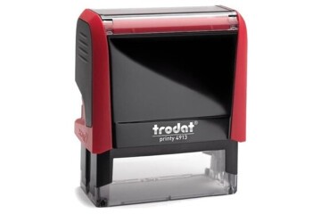 Trodat Standart Kaşe Otomatik 58x22 Kırmızı Gövde Kırmızı Keçe 4913