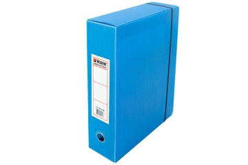 Üçgen Proje Kutusu Plastik Lastikli Battal 29x40x9 Mavi