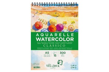Van Dyck Sulu Boya Blok Classico Dokulu Cldpres A5+üst Sprl 15 YP