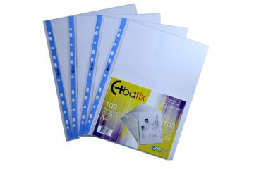 Bafix Poşet Dosya Kristal 100 Lü A4