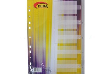 Bafix Seperatör 1-5 Rakamlı Plastik A4