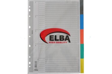 Bafix Seperatör 5 Renkli Karton A4