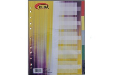 Bafix Seperatör 5 Renkli Plastik A4