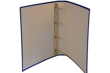 Bafix Talebe Klasörü Pvc 4 Halkalı A4 Mavi