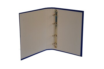 Bafix Talebe Klasörü Pvc 4 Halkalı A5 Mavi