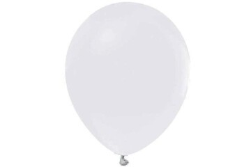 Balonevi Balon 12 Baskı Balonu Beyaz 100 Lü