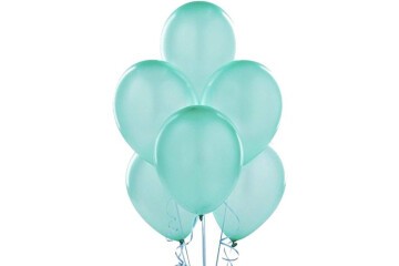 Balonevi Balon 12 Baskı Su Yeşili 100 Lü