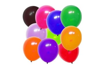 Balonevi Balon 12 Karışık Baskısız Pastel Renk 100 Lü