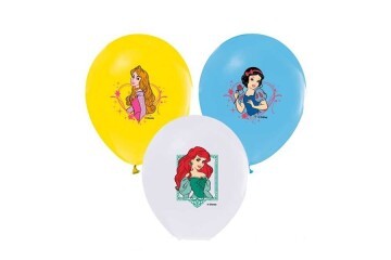Balonevi Balon Prenses Baskılı Pastel Renk 4+1 100 LÜ 1930
