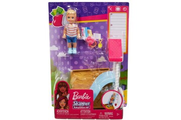 Barbie Bebek Bakıcısı Temalı Oyun Setleri FXG94
