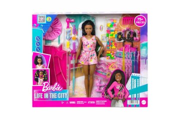 Barbie Brooklyn Eğlenceli Saçlar Oyun Seti HHM39