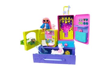 Barbie Extra Mini Bebekler ve Hayvan Dostlarının Seyahat Maceraları HDY91