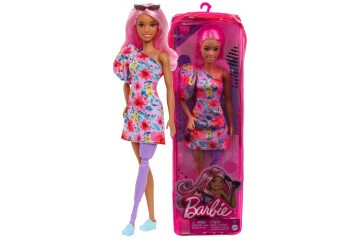 Barbie Fashionistas Büyüleyici Parti Bebekleri Tek Omuz Elbiseli MTL-HBV21