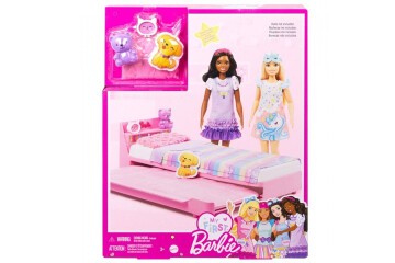 Barbie İlk Bebeğim Barbienin Yatağı Oyun Seti HMM64