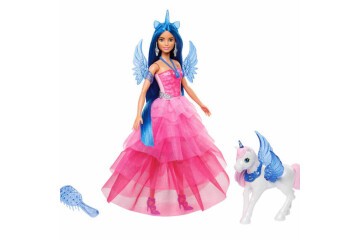 Barbie Mavi Saçlı Prenses Bebek