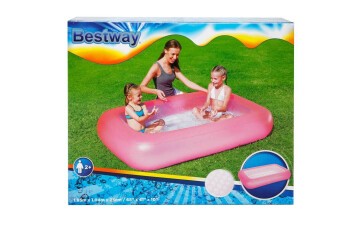 Bestway Şişme Tabanlı Dikdörtgen Havuz Renkli 165x25 Cm Kzld-Bw51115