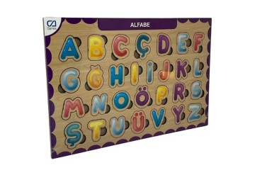 Ca Games Ahşap Alfabe Bul-Tak Caahs-3208