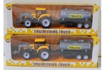 Canem Oyuncak Çekbırak İş Makinesi Traktörleri Kutulu 9985-4A