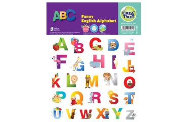 Ceraworld Eğlenceli İngilizce Harfler 1051