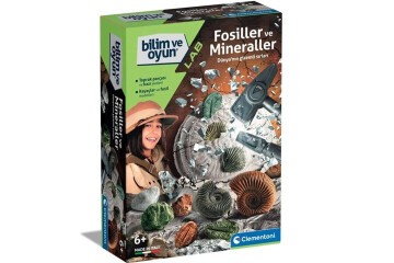 Clementoni Bilim Ve Oyun Fosiller Ve Mineraller Kazı Seti 64336