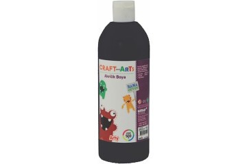 Craft And Arts Akrilik Boya 500 ML Siyah