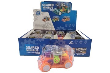 Ctoy Oyuncak Işıklı Sesli Şeffaf Minibüs CTOY-SR878-06